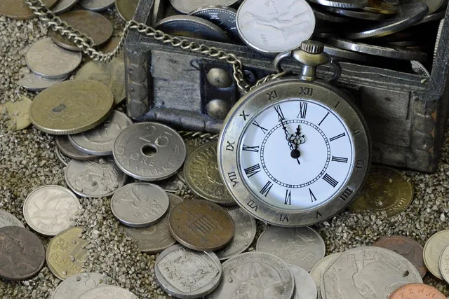 pocket watch, time, sand, clock, clock face, pointer, nostalgia, antique, hours, minutes, timepiece, time display, close up, clock hands, retro look, watch chain, the eleventh hour, treasure chest, coins, chest, money, open, box, wood, time is money, pocket watch, pocket watch, pocket watch, clock, clock, treasure chest, treasure chest, treasure chest, treasure chest, treasure chest, coins, coins, chest, money, money, money, money. Comparing revenue with the time an offer requires